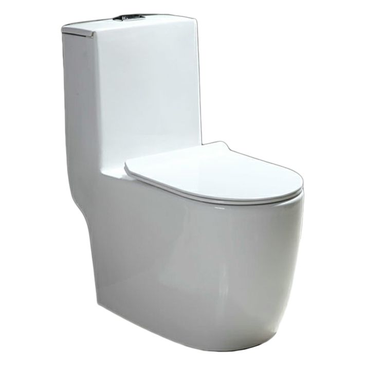 Contemporary One Piece Flush Toilet White Urine Toilet for Bathroom