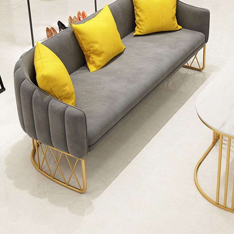 25.59" Wide Tuxedo Arm Sofa with Tight Back Modern Sofa for Living Room