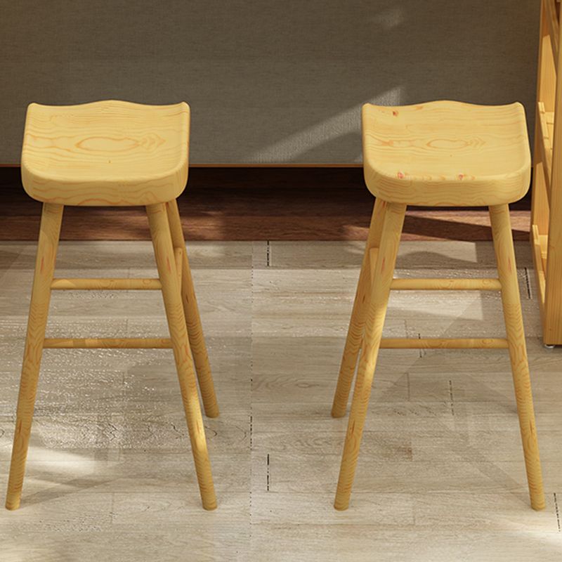 1/3 Pieces Pub Set Full Natural Modern Solid Wooden Bar table Set