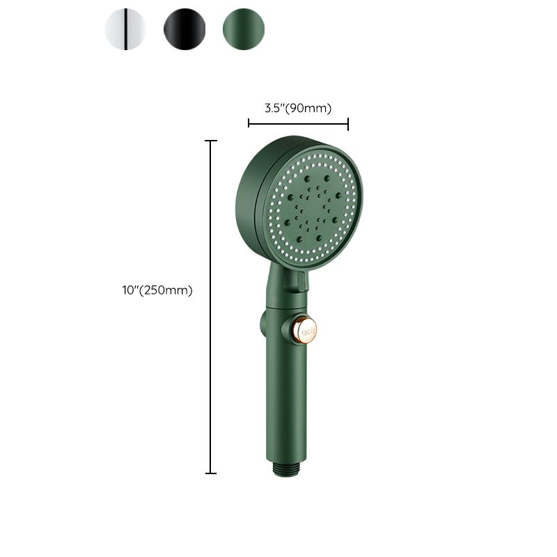 Contemporary Handheld Shower Head High Flow 4-Spray Patterns Wall-Mount Showerhead