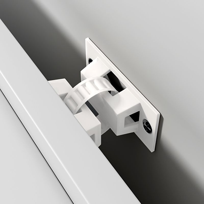 Modern Standard Bookshelf Drawers Included Engineered Wood Bookcase with Doors