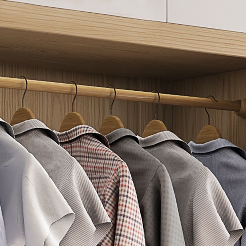 Engineered Wood Wardrobe Armoire Contemporary Wardrobe Cabinet