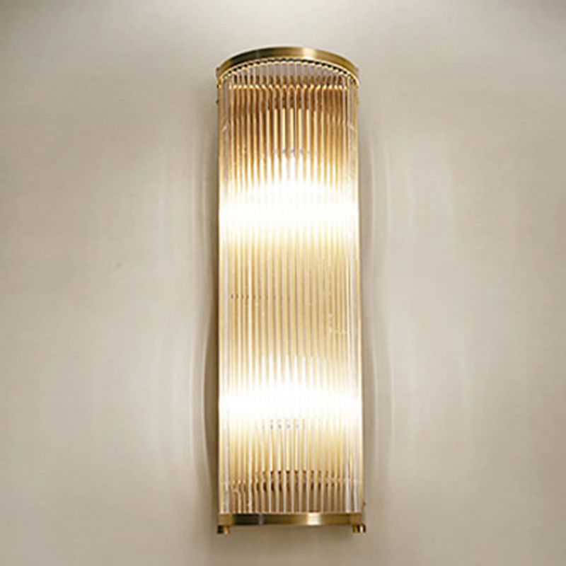 Wall Mounted Light Fixture Modern Glass Wall Mounted Lighting in Gold