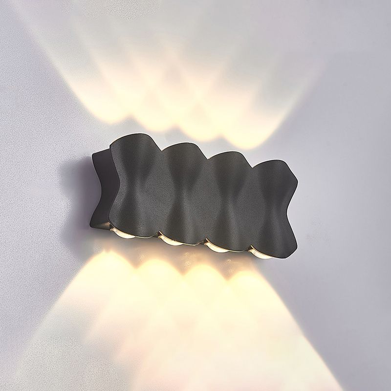 Golven multi lights wand gemonteerd licht aluminium moderne stijl led wand sconce