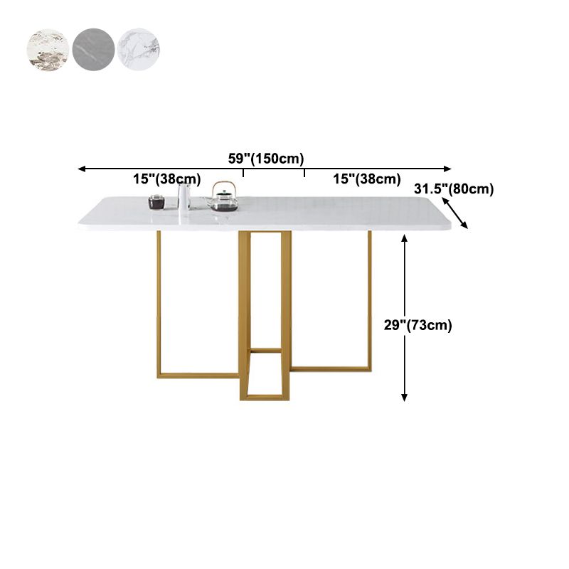 Rectangle Trestle Table Simplicity Style Folding Furniture,59"L x 29.5"W x 28.7"H
