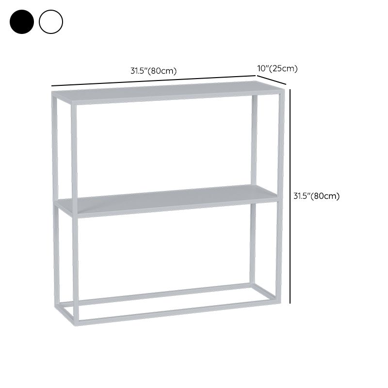 Modern Console Accent Table Antique Finish Rectangle Console Sofa Table in Metal