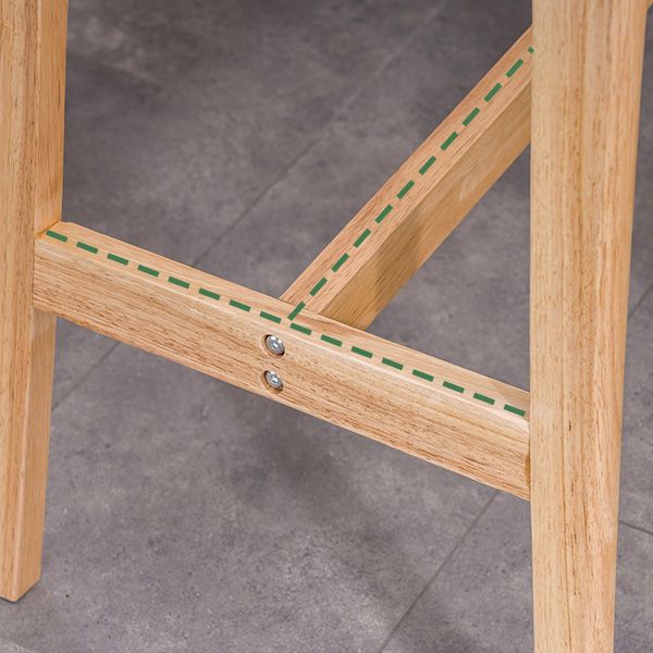 Contemporary Style Rectangle Bar Table Wood Bar Dining Table for Home