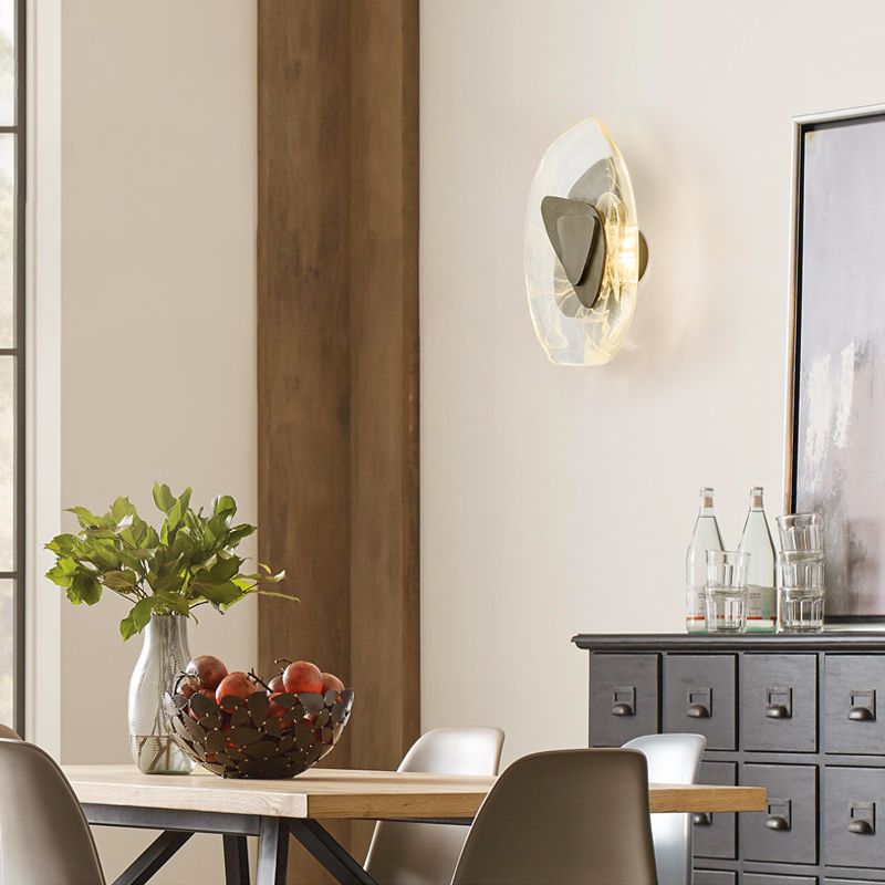 Einzigartiger Schatten 1-Licht-Wandleuchter moderner Kristallwandmontageleuchte