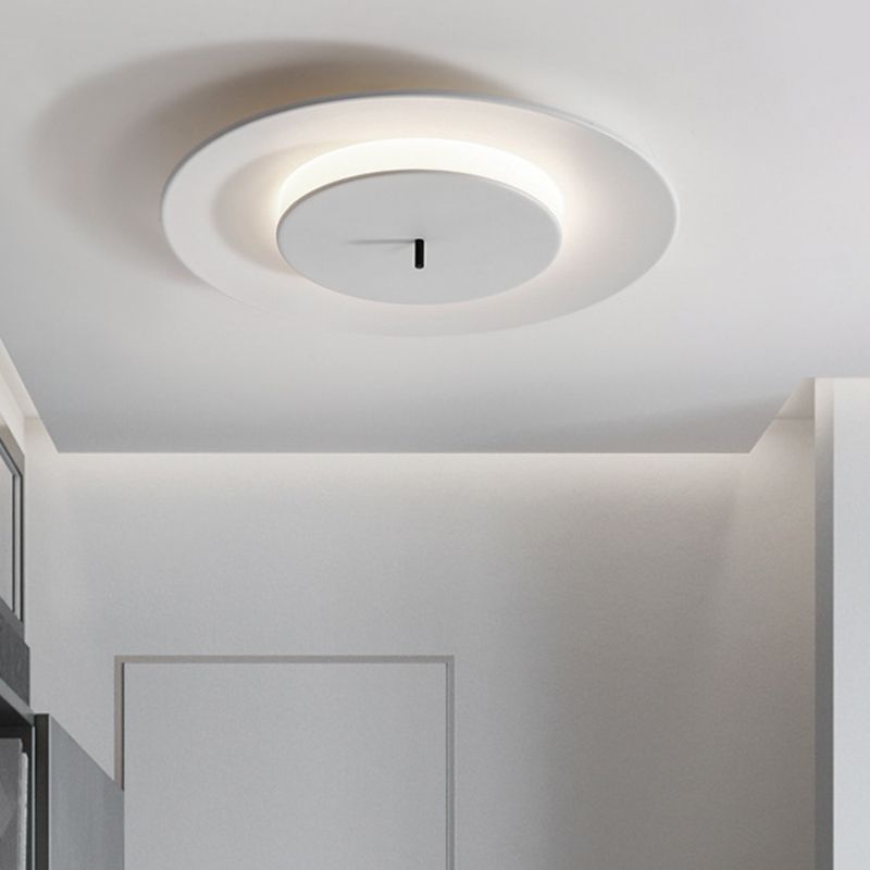 Cirkel Flush Light Fixtures Nordic Acrylic Ceiling Light Fixture voor Slaapkamer
