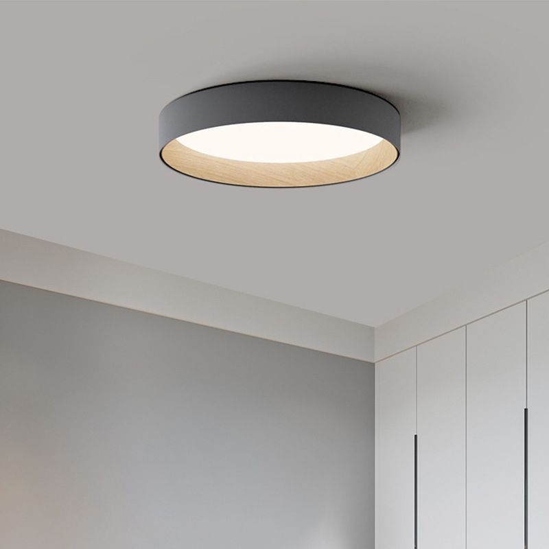 Acrylic Circular LED Flush Mount in Modern Concise Style Aluminium Indoor Ceiling Light
