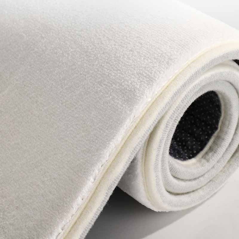 Leisure Polyester Carpet Contrast Panel Area Rug Non-Slip Backing Indoor Carpet for Living Room