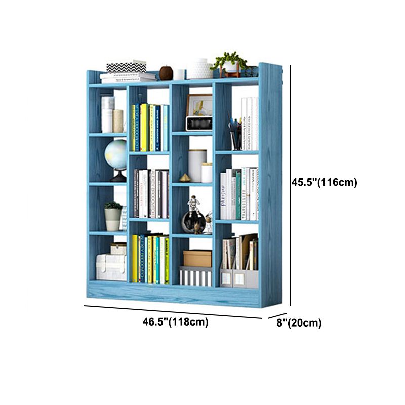 Engineered Wood Standard Bookcase Contemporary Open Back Bookcase