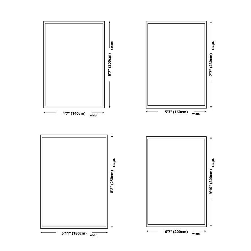 Freizeit in der Innenpulle Neuheit Form Teppich Easy Care Polyester Anti-Rutsch-Teppich für Wohnkultur