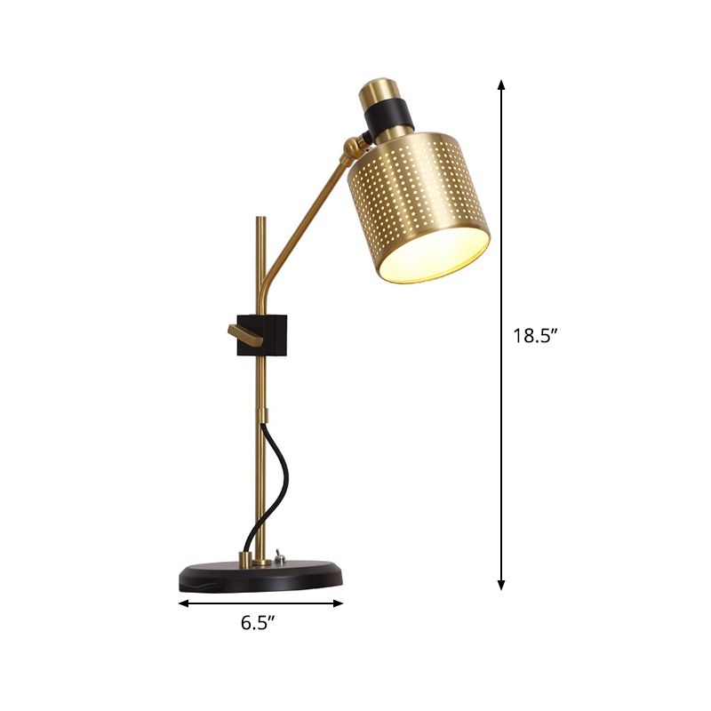 Holle woonkamer tafel licht metaal 1 kop minimalisme nachtkastje verlichting in goud