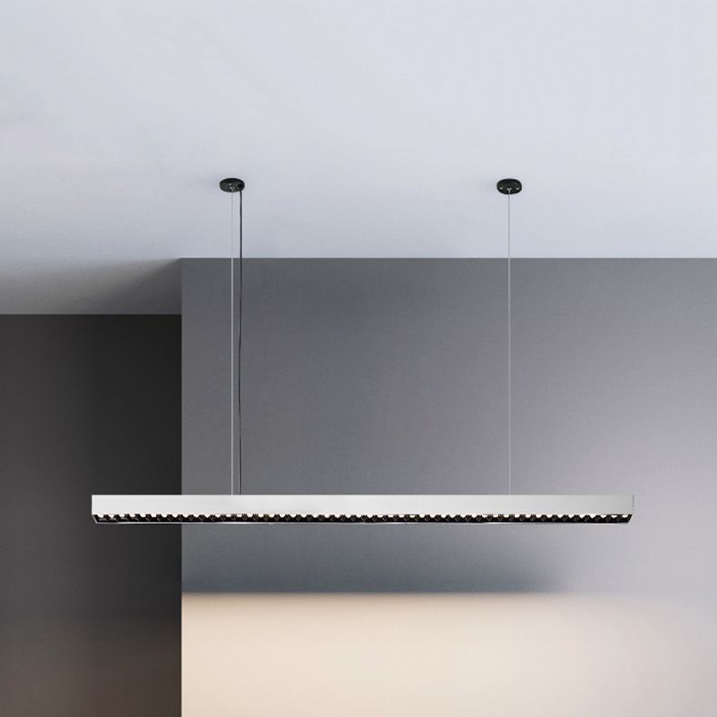 LED Island Leuchte moderne Rechteck -Hängelampe für Restaurants für Restaurants