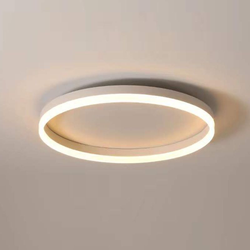 Circular Flush Mount Plafond Light Metal LED Modern Flush Mount Light voor slaapkamer