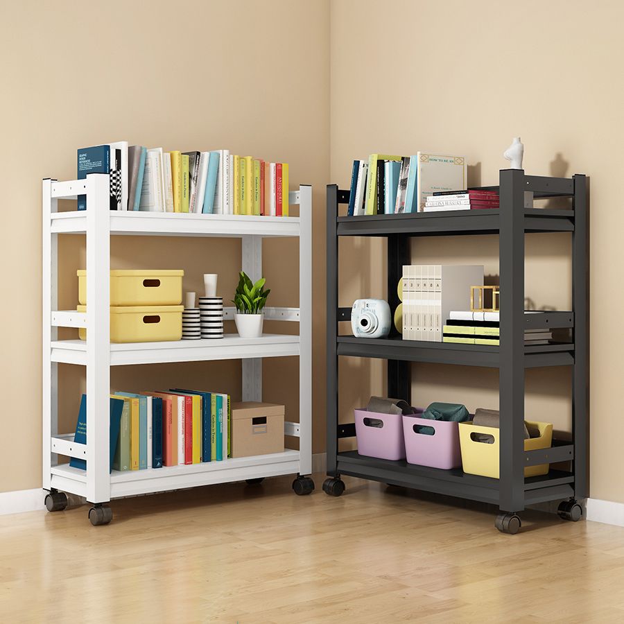 Contemporary Metal Book Shelf Freestanding Standard Kids Bookcase