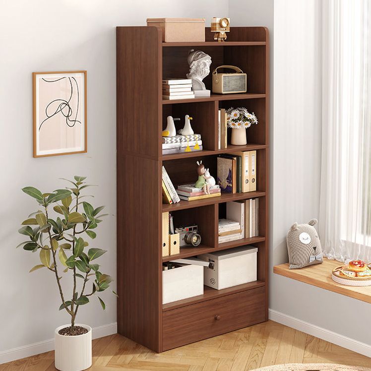 Modern Style Bookcase Engineer Wood Standard Bookshelf for Home Office