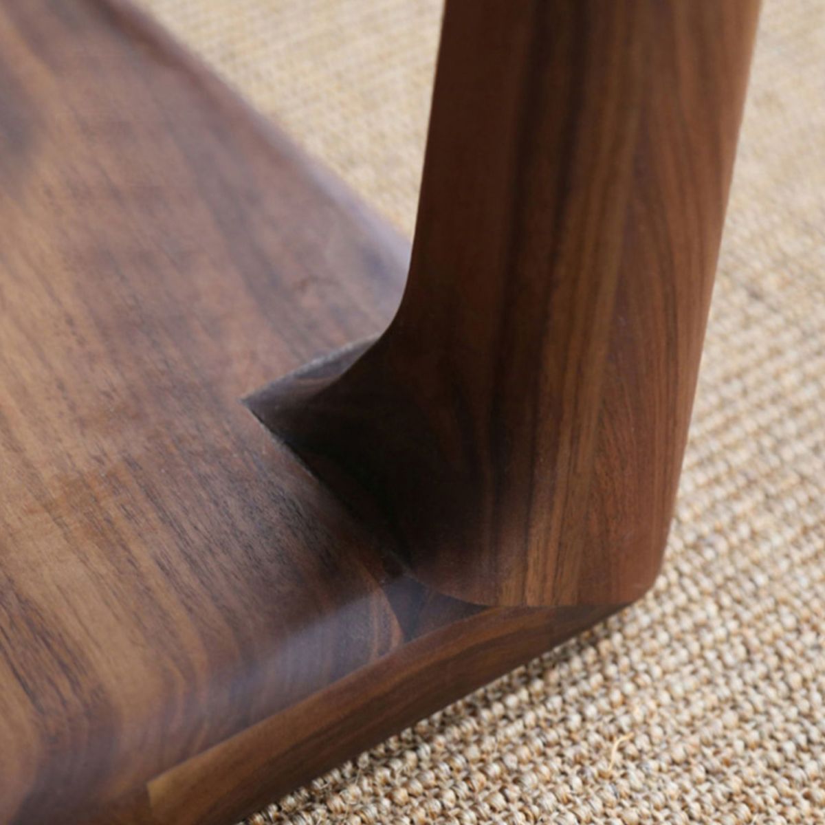 Modern Rectangle Walnut Wood Dining Set 1/2/3/5/7 Pieces Dining Table with Wood Chairs