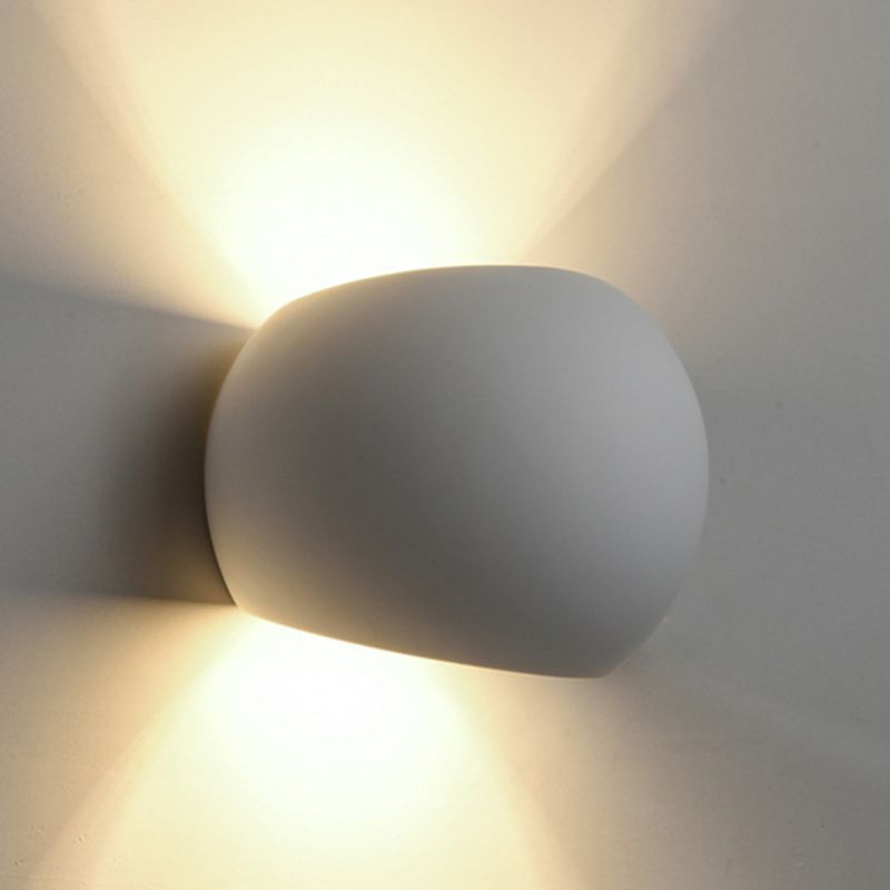 Stone Geometric Sconce Lights Modern Style 2 Lights Wall Lighting Fixtures