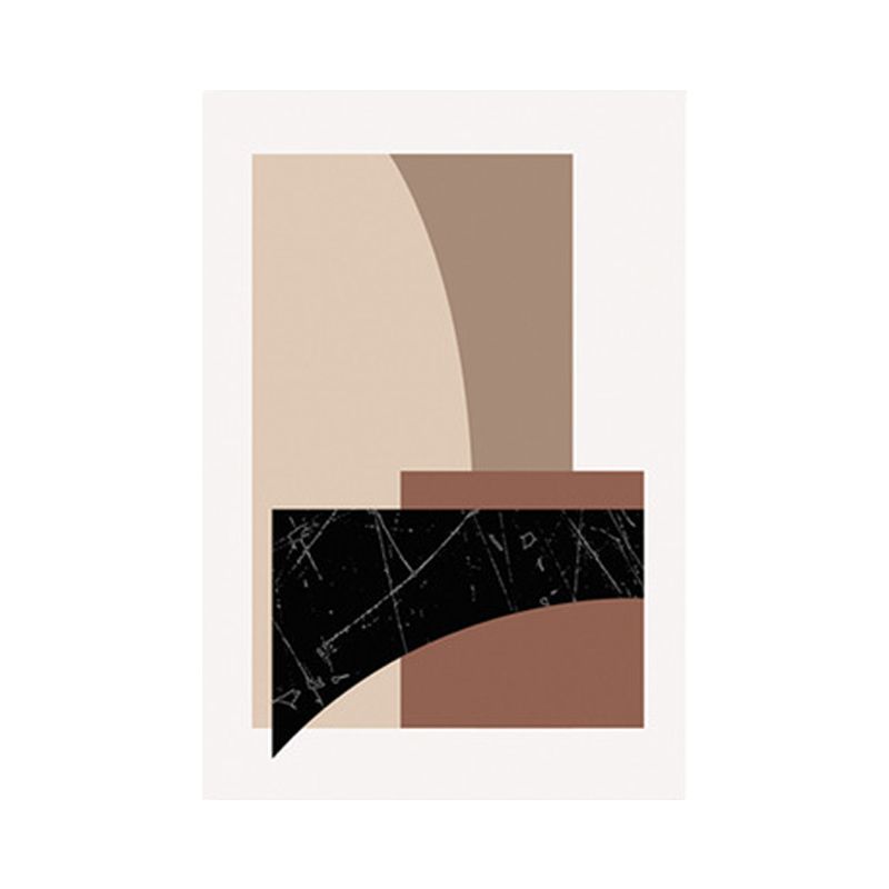 Abstract Canvas Print Textured Modern House Interior Wall Art Decor in Light Color