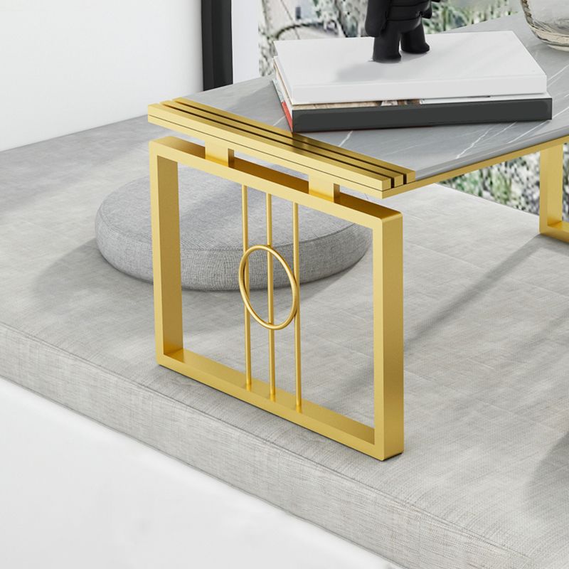 11.81" Tall Sled 1 Single Coffee Table Rectangular Cocktail Table