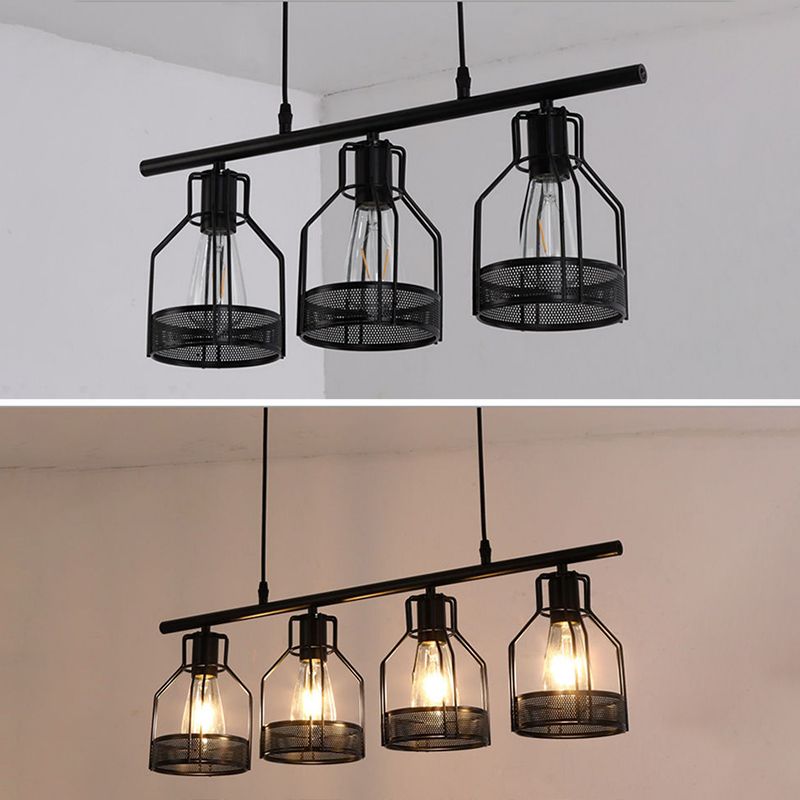 Industrial Style Lantern Hanging Pendant Lights Metal Pendant Light Fixtures