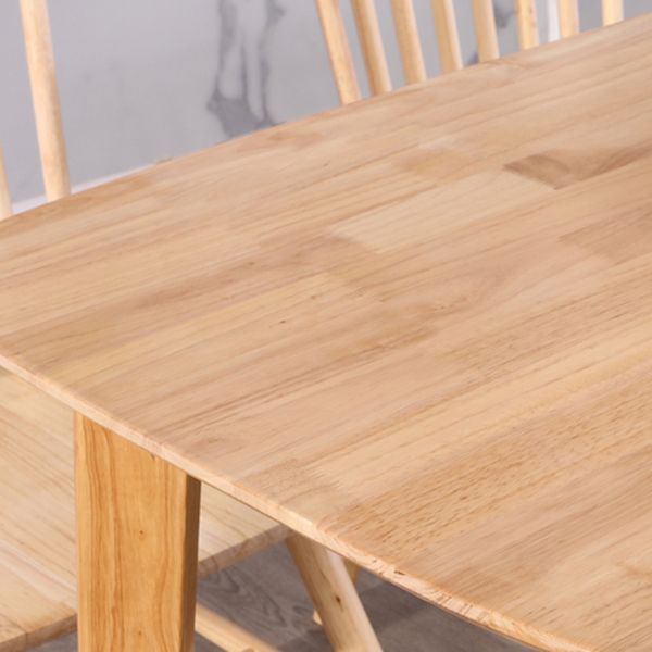 4-foot Oak Solid Wood Table Simplicity Style Rectangle Dining Table