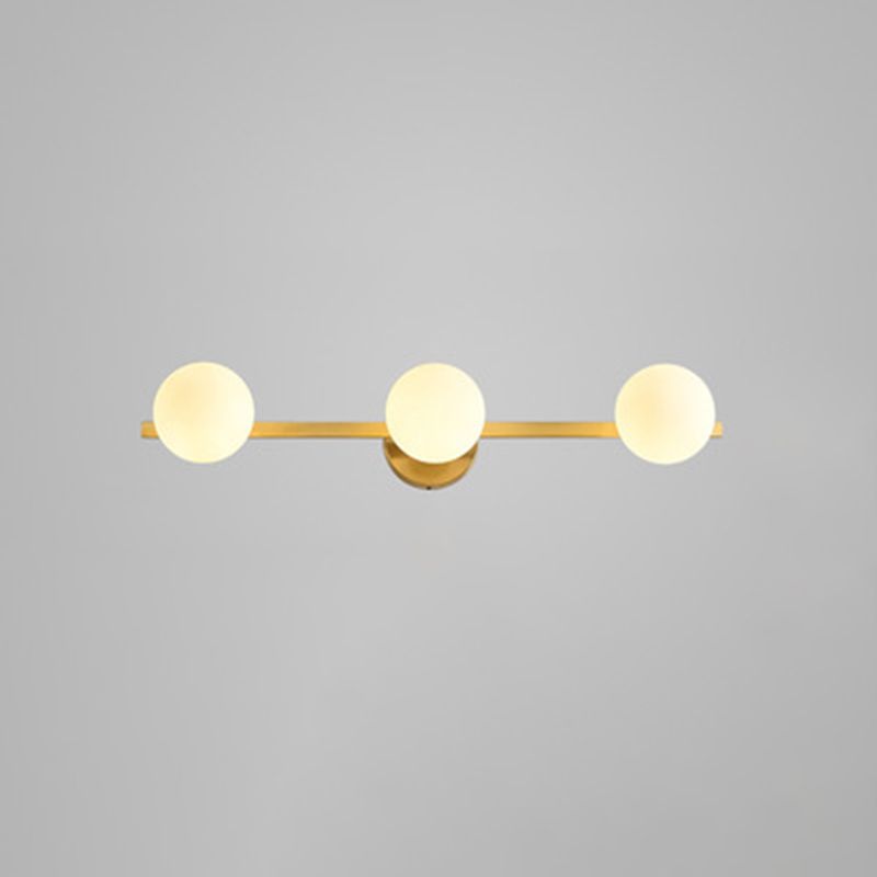 Éclairage mural à bulles métalliques