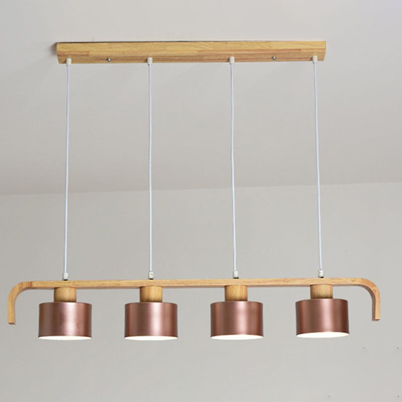 Moderno isola a sospensione a soffitto in legno colore della stanza per interni