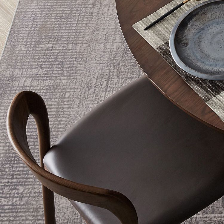 Modern Style Chair Dining Armless Chairs with Wooden Legs for Kitchen