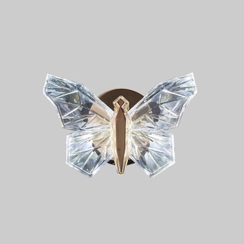 Nordic Style Metal Wall Light Butterfly Shape Wall Lamp for Children's Room