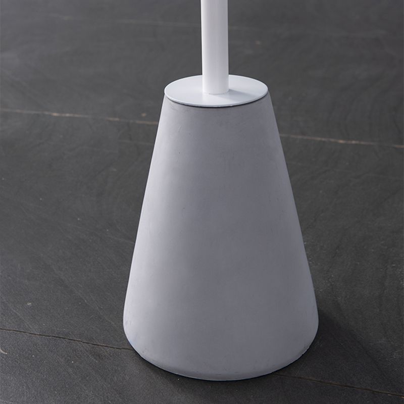 Mid-Century Modern Pedestal Mental Coffee Table Round Top Shape Coffee Cocktail Table