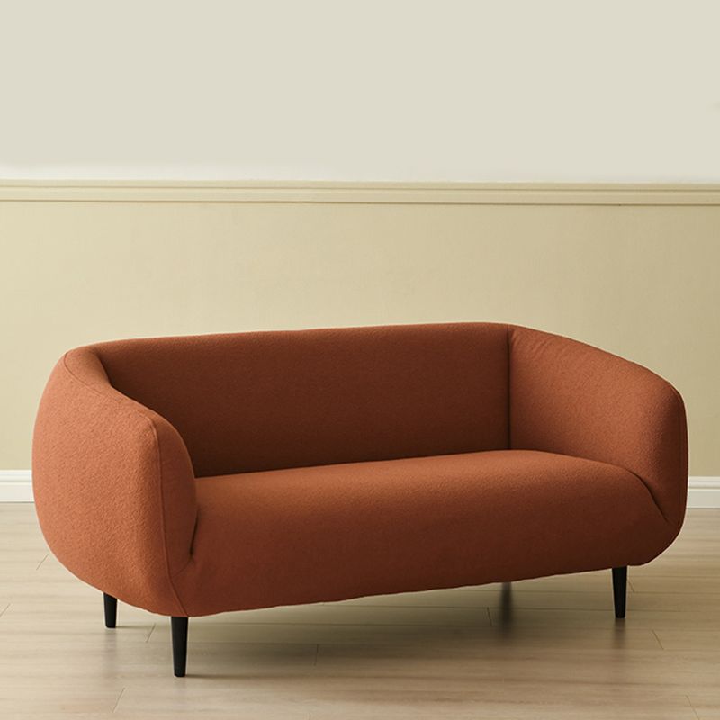 Wool Tuxedo Arm Sofa 31.49" Wide Modern Sofa for Living Room