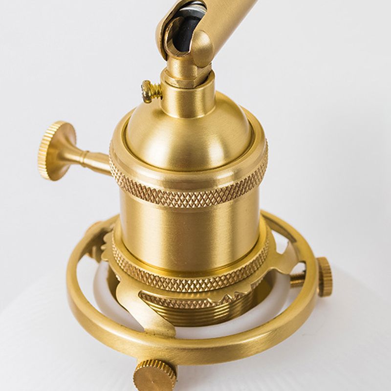 Sentón de vidrio pared apliques moderno 1 cabeza de pared montada en la pared