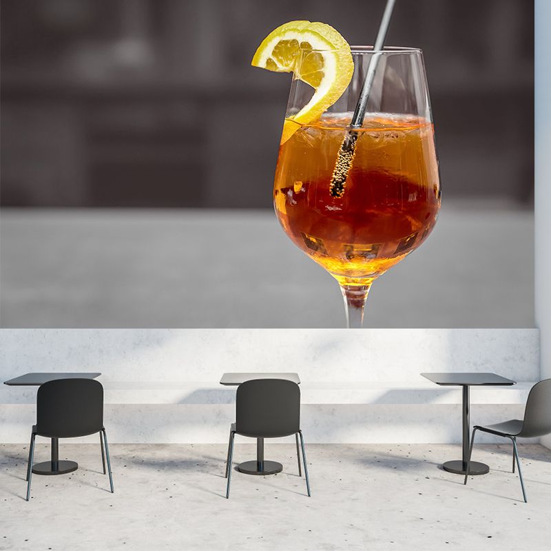 Minimalist Style Wine Mural Customised Wall Decor Moisture Resistant for Bar