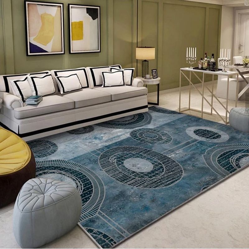 Casual rechthoek Print Rug Polyester binnen Tapijt Tapijt Non-Slip Backing Area Teken voor de woonkamer