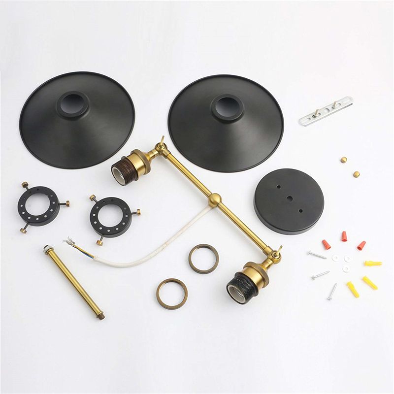 Clear Glass2 Lichter Wandhalterung Leuchte Glocke Traditionelle Wandbeleuchtung für Badezimmer