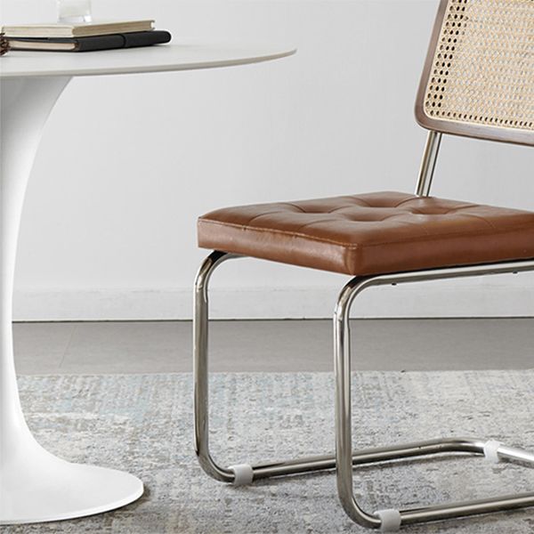 Modern Tulip Pedestal White Dining Table Stone Table for Kitchen