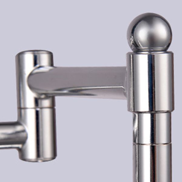 1-Light Linear Mirror Wall Lighting Modern Style Metal Wall Mounted Light in Silver