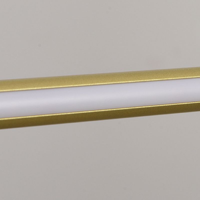 Modern Style Island Light Metal Straight Island Pendant for Dining Room