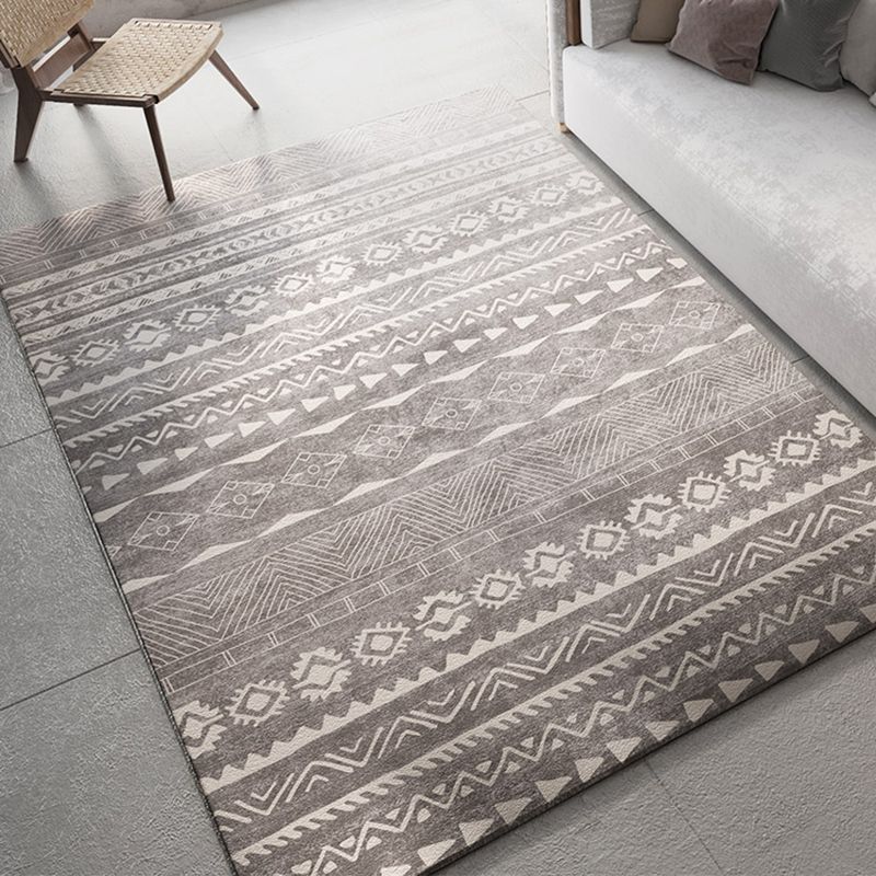 Tapis de dossier de bœuf Bohemian Simple Multicolor Tapis de support de secours de secours pour le salon