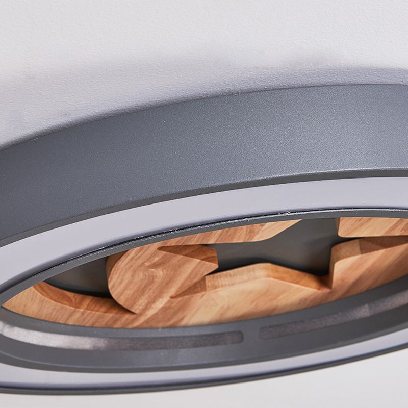 Slim Circle Kid Bedroom Ceiling Mount Light Acrylic Modern LED Ceiling Lamp with Star