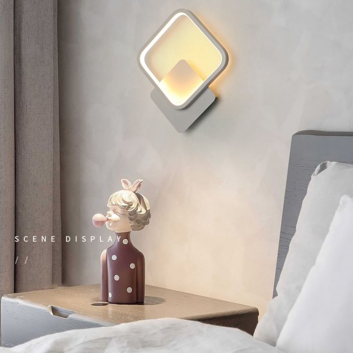 Modern Minimalist Style Linear Wall Sconce Lights Metal Wall Mounted Lamps