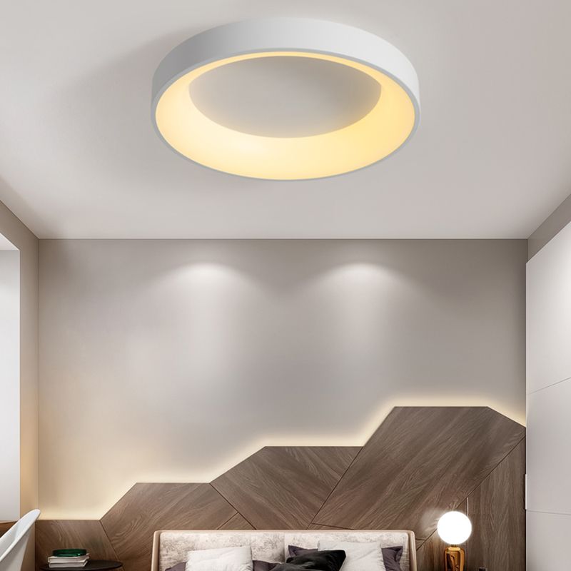 Plafonniers ronds encastrés, luminaire de plafond contemporain pour salon