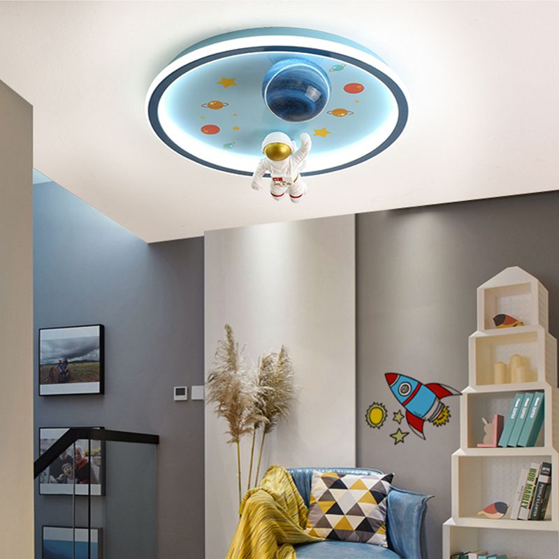 Plafonnier LED créatif d'astronaute, plafonnier de Style moderne pour chambre de garçon