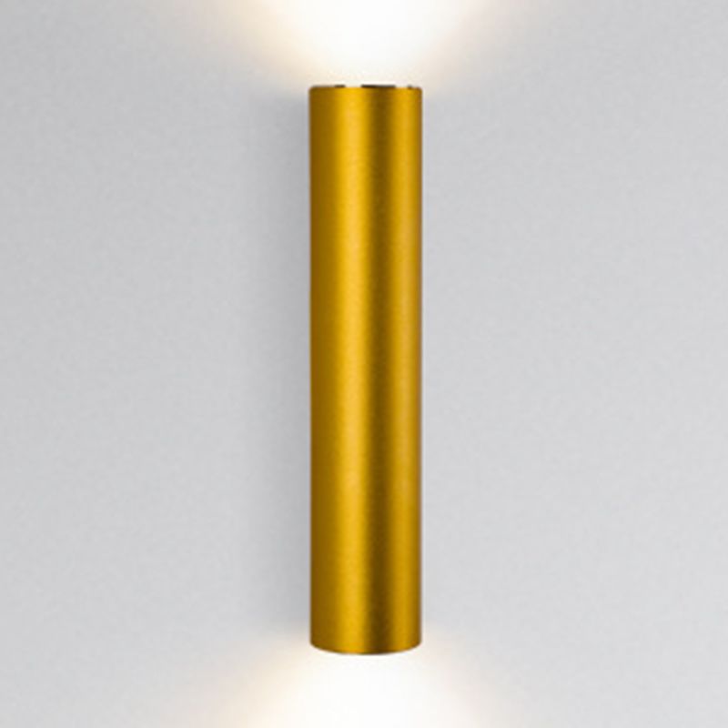 Cylinder Wall Mounted Lamps Modern Style Metal 2 Lights Wall Lighting Ideas