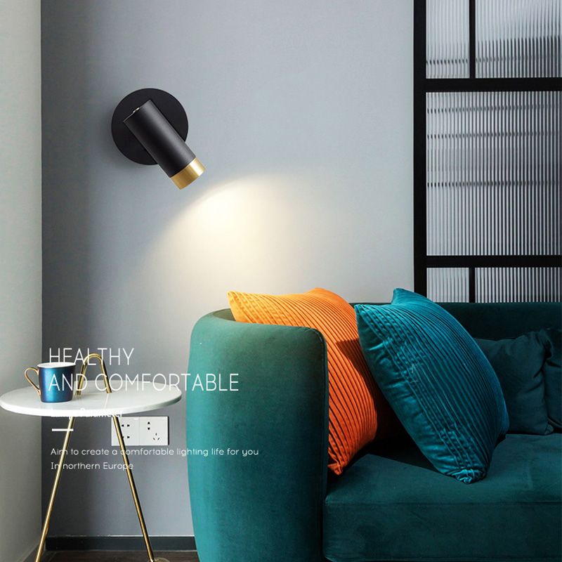 Einfache Leuchtenleuchte zeitgenössische Wandleuchte für Schlafzimmer