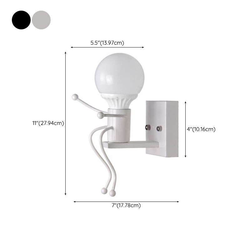 Industrial Metallic Wall Light Creative Wall Light Sconce for Bedroom