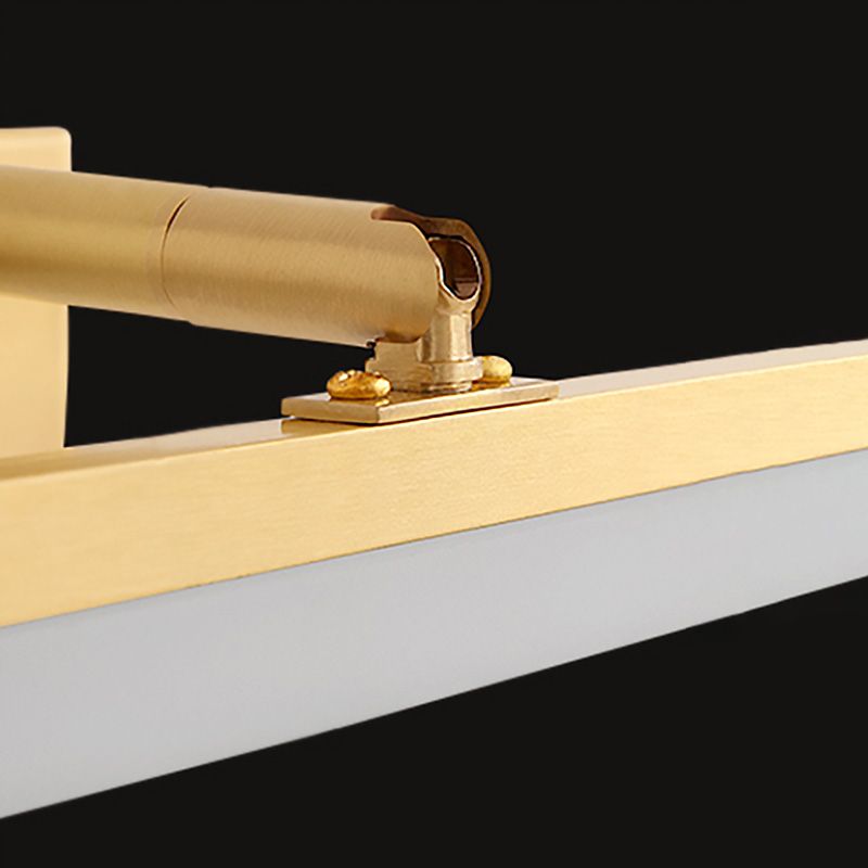 Brass LED Lamp Wall Mounted Vanity Lights for Bathroom Powder Room Washroom